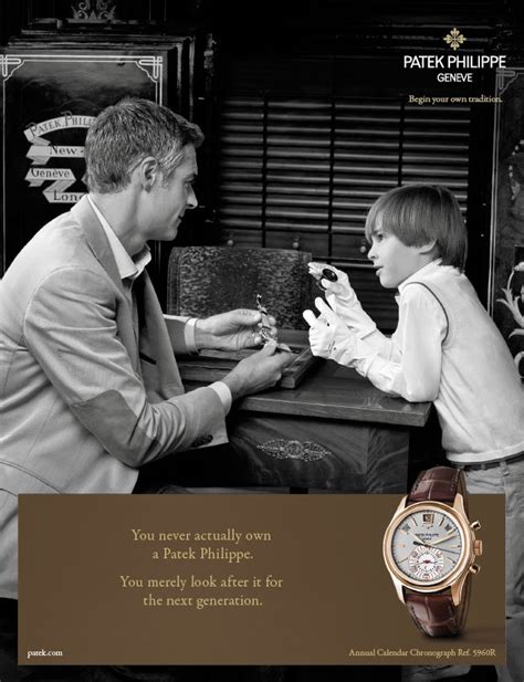 patek philippe you never own|patek philippe campaigns.